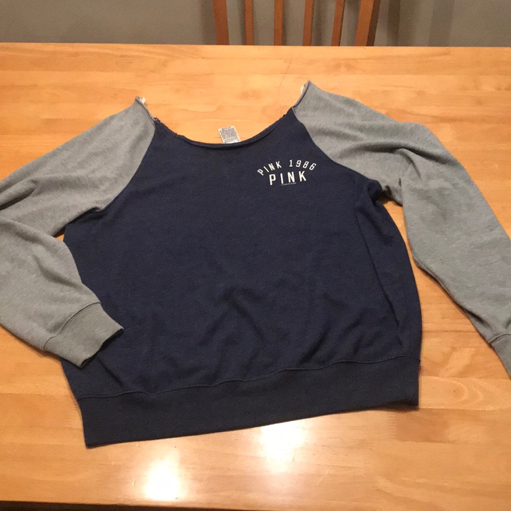 Victoria’s Secret pink off the shoulder sweater